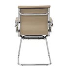 Kit 2 Cadeiras Escritório Interlocutor Fixa Esteirinha Corino