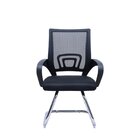 Kit 2 Cadeiras Escritório Interlocutor Fixa Tela Mesh Manches