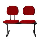 Kit 2 Cadeiras Escritório Longarinas De 2 Lugares Ecoflex