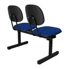 Kit 2 Cadeiras Escritório Longarinas De 2 Lugares Ecoflex