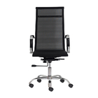 Kit 2 Cadeiras Escritório Mesh Presidente Preta Base Giratóri