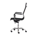 Kit 2 Cadeiras Escritório Mesh Presidente Preta Base Giratóri