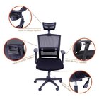 Kit 2 Cadeiras Escritorio Presidente Ergonômica Nr17 Tela Mes