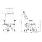 Kit 2 Cadeiras Escritório Presidente Giratória Apoio De Cabeç