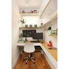 Kit 2 Cadeiras Escritório Secretaria Decorativa Eames Chicago