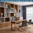 Kit 2 Cadeiras Escritóriomanhattan Black Esteirinha Diretor F