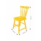 Kit 2 Cadeiras Espanha  Amarelo