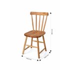 Kit 2 Cadeiras Espanha  Natural