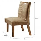 Kit 2 Cadeiras Esparta Espresso Móveis Castanho/pena Caramelo