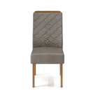 Kit 2 Cadeiras Esperança Carvalho Nobre Veludo Lunar Bnn Decor