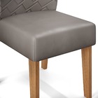 Kit 2 Cadeiras Esperança Carvalho Nobre Veludo Lunar Bnn Decor