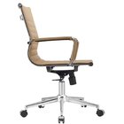 Kit 2 Cadeiras Esteirinha Diretor Giratória Couro Ecológico F