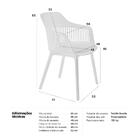 Kit 2 Cadeiras Estofada Em Tecido Jantar Cozinha Marcela