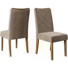 Kit 2 Cadeiras Estofadas 20147 Dj Moveis