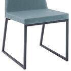 Kit 2 Cadeiras Estofadas Base Aço Preto F37 Dmobiliario