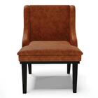 Kit 2 Cadeiras Estofadas Base Fixa De Madeira Preto Lia Sinté