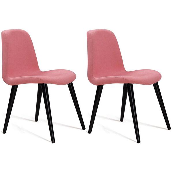 Kit 2 Cadeiras Estofadas Base Madeira F89 Dmobiliario