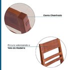 Kit 2 Cadeiras Estofadas Craft Garapa/bege