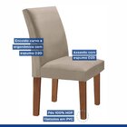 Kit 2 Cadeiras Estofadas Espanha Espresso Móveis