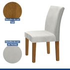 Kit 2 Cadeiras Estofadas Espanha Espresso Móveis