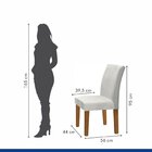 Kit 2 Cadeiras Estofadas Espanha Espresso Móveis