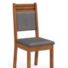 Kit 2 Cadeiras Estofadas Freijó Veludo Lunar Darak Shop