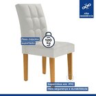 Kit 2 Cadeiras Estofadas Hobby Espresso Móveis Cinamomo/off W