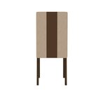 Kit 2 Cadeiras Estofadas Lisa Com Detalhe Em Courvin Linea Am