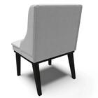 Kit 2 Cadeiras Estofadas Para Sala De Jantar Base Fixa De Mad