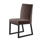 Kit 2 Cadeiras Estofadas Pés Metálicos Atena Mais Decor Grafi