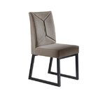 Kit 2 Cadeiras Estofadas Pés Metálicos Itália Mais Decor Graf