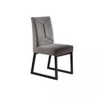 Kit 2 Cadeiras Estofadas Pés Metálicos Itália Mais Decor Pret