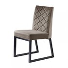 Kit 2 Cadeiras Estofadas Pés Metálicos Paris Mais Decor Grafi