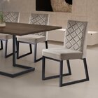 Kit 2 Cadeiras Estofadas Pés Metálicos Paris Mais Decor Preto