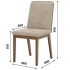 Kit 2 Cadeiras Estofadas Pietra Henn