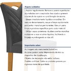 Kit 2 Cadeiras Estofadas Texas Espresso Móveis Cinamomo/ Cinza