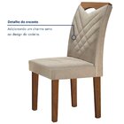 Kit 2 Cadeiras Estofadas Texas Yescasa