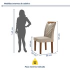 Kit 2 Cadeiras Estofadas Texas Yescasa