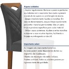 Kit 2 Cadeiras Estofadas Texas Yescasa Chocolate/off White/bo