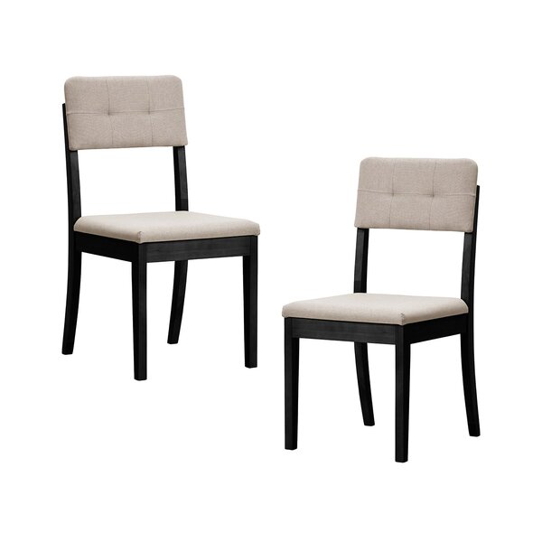 Kit 2 Cadeiras Estofadas Tiê Cabecasa Madeiraoriginals Preto/