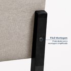 Kit 2 Cadeiras Estofadas Tiê Cabecasa Madeiraoriginals Preto/