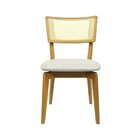 Kit 2 Cadeiras Fendy Madeira Maciça Encosto Telinha Assento E