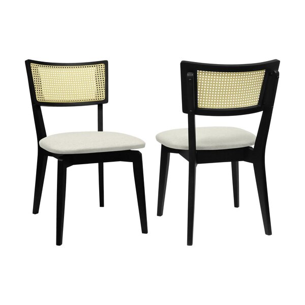 Kit 2 Cadeiras Fendy Madeira Maciça Encosto Telinha Assento E