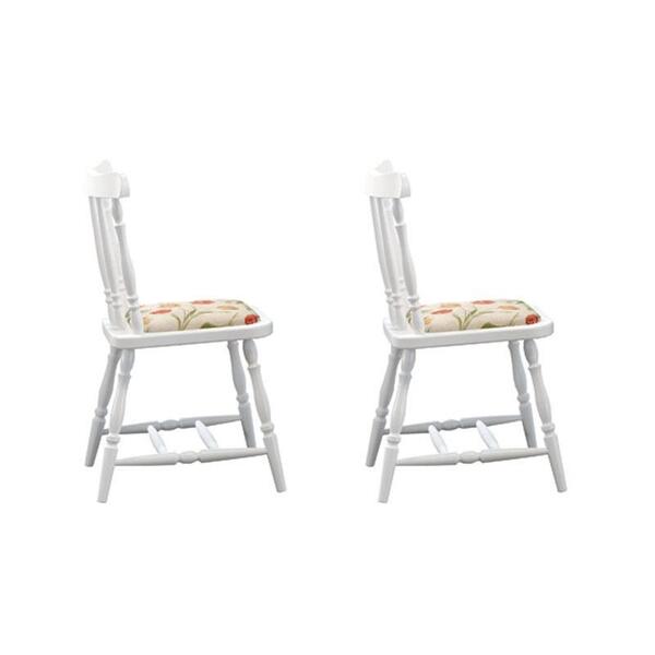 Kit 2 Cadeiras Foz Estofada Branco - Piratini