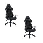 Kit 2 Cadeiras Gamer Giratória Fair Play Preto
