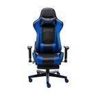 Kit 2 Cadeiras Gamer Giratória Regulavel Em Couro Mvp Preto/a