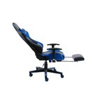 Kit 2 Cadeiras Gamer Giratória Regulavel Em Couro Mvp Preto/a