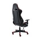 Kit 2 Cadeiras Gamer Giratória Regulavel Em Couro Mvp Preto/v