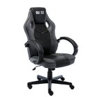 Kit 2 Cadeiras Gamer Giratória Regulavel Quest Preto/cinza