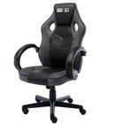 Kit 2 Cadeiras Gamer Giratória Regulavel Quest Preto/cinza